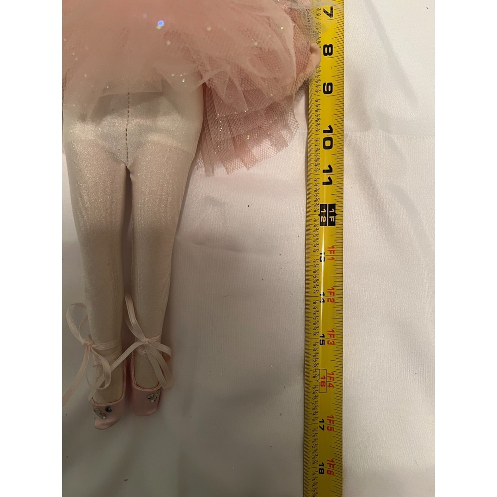 Victorian Rose 1997 Brass Key Porcelain Ballerina 16" Melissa Jane Limited Ed - Picture 16 of 16